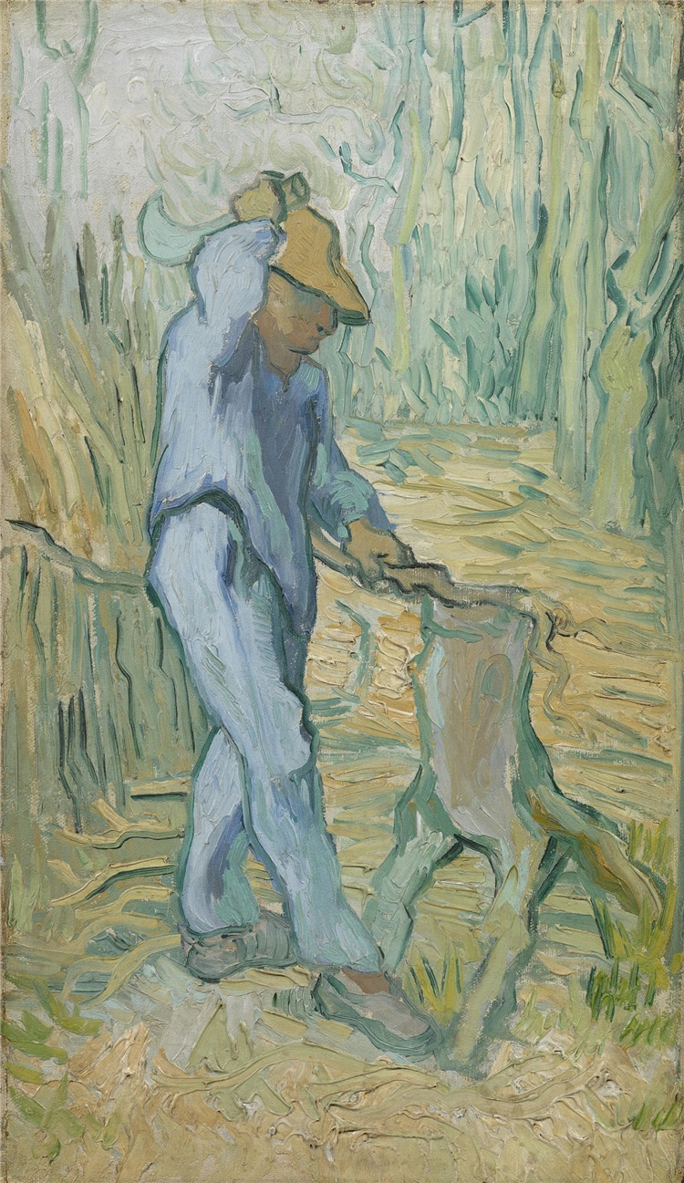 The Woodcutter After Millet Van Gogh Oil Painting